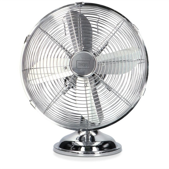 TREBS 99384 - Tischventilator (Silber)