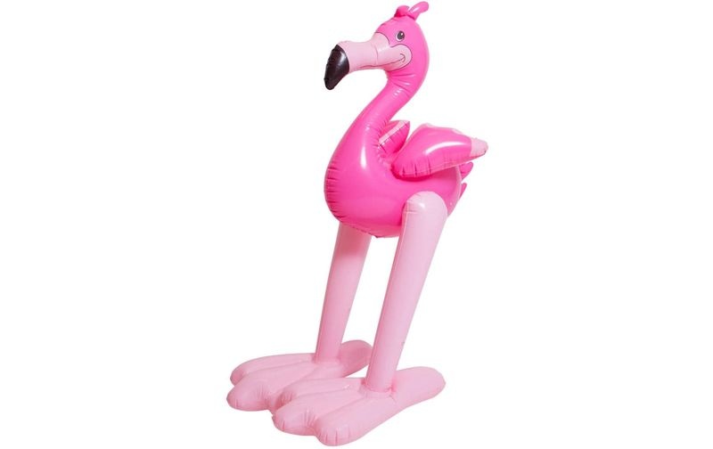 Folat Aufblasbarer Flamingo Sommer pink circa 120cm Flamingoparty