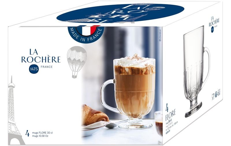 La Rochère - Gläser-Set FLORE - transparent - Glas - 12.9 cm