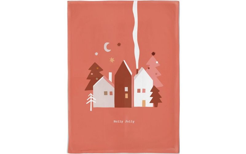 Chic Mic Geschirrtuch Holly Jolly Aprikose