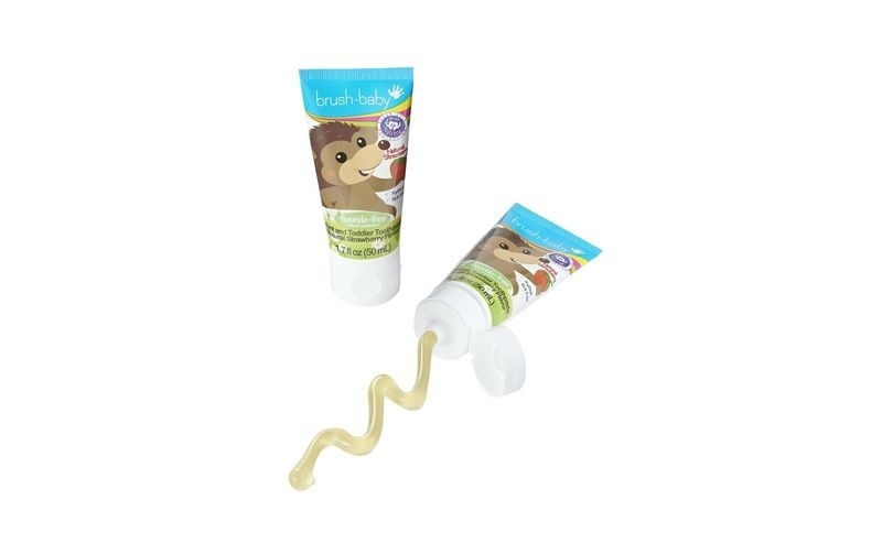 brush-baby Zahnpasta ohne Fluorid 50 ml, Erdbeere