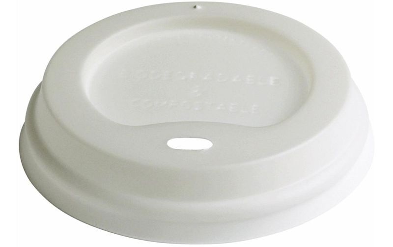 Naturesse Deckel zu 100 ml Kaffeebecher, 50 Stück, Weiss