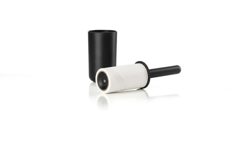 Design-Fusselrolle, Schwarz