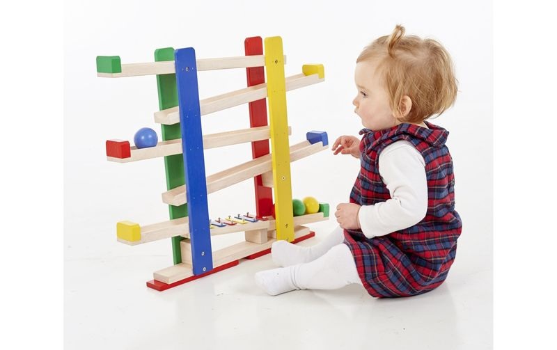 Spielba - Kugelbahn mit Xylophon - 2 Jahre
