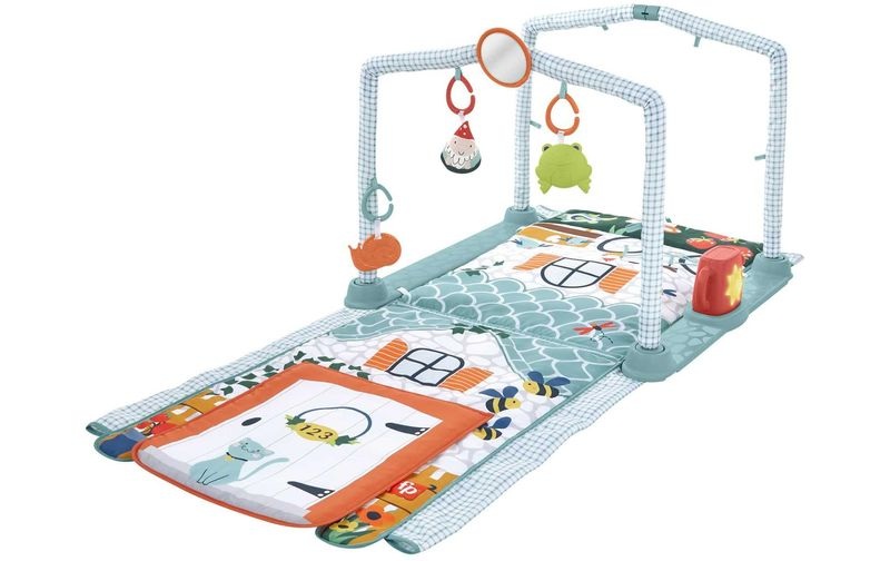 3-in-1 Kleines Ferienhaus, Spielbogen/Decke
