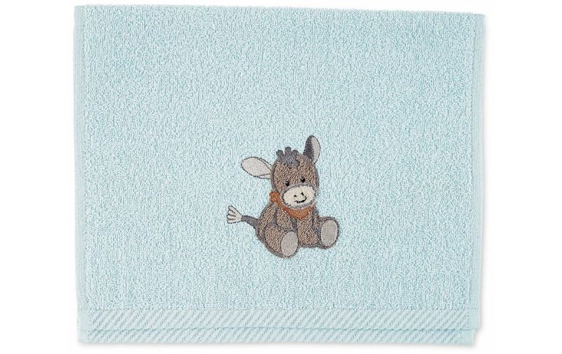 Sterntaler Kinderhandtuch Emmi hellblau 50 x 30 cm