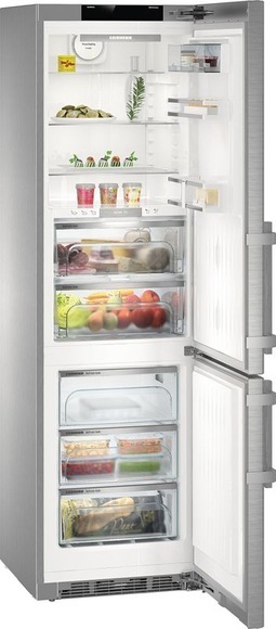 LIEBHERR Kühl-Gefrier-Kombination freistehend CBNies 4878 Edelstahl