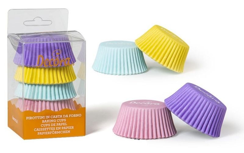 Decora Muffin Backform 75 Stück, Mehrfarbig