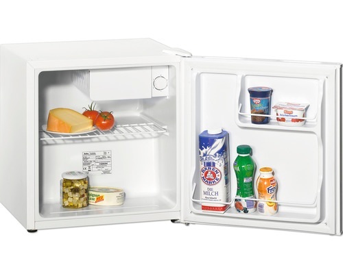 AMICA KB 15150 W Minikühlschrank (mit Kaltlagerfach, EEK E, freistehend, Nutzinhalt 45 l, Höhe 50 cm, Breite 48 cm)