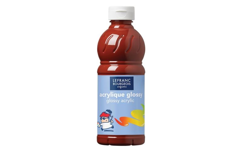 LEFRANC Acrylfarbe Glossy 500 ml, Siena