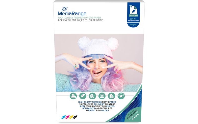 MediaRange Fotopapier hochgl?nzend