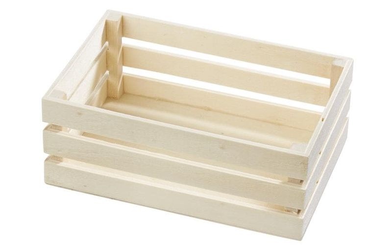 HobbyFun Mini-Utensilien Holzkisten Set Holzkiste