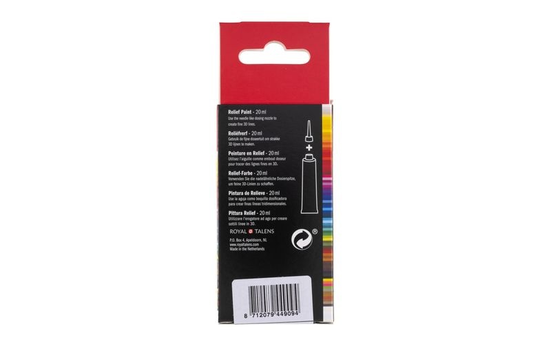 Amsterdam Acrylfarbe Reliefpaint 700, 20 ml, Schwarz