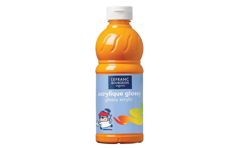 LEFRANC Acrylfarbe Glossy 500 ml, Goldgelb