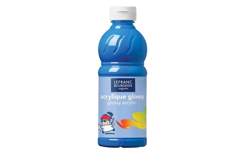 Opitec - Acrylfarbe Glänzend Glossy, 500 Ml Primärblau