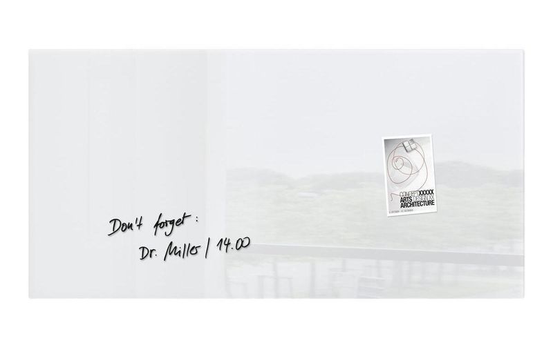 Sigel artverum® Glas-Magnetboard 91 x 46 superweiss