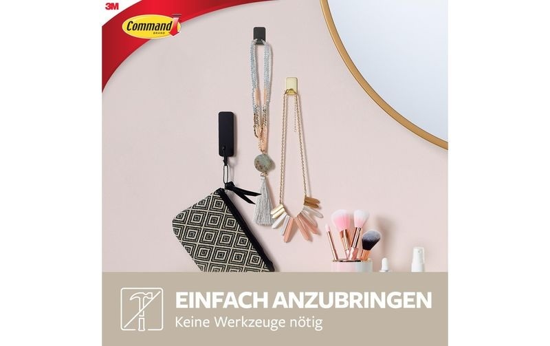Command Klebehaken 0.225 kg, Schwarz