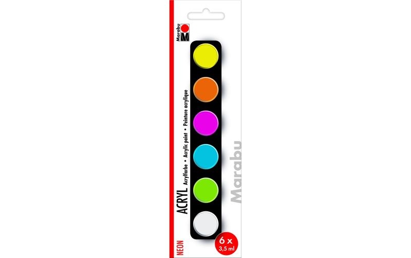 MARABU Acrylfarben-Set Neon