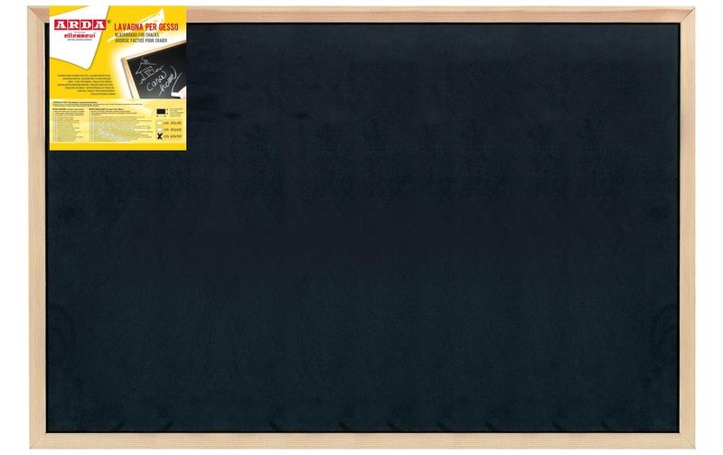 Arda Kreidetafel Blackboard 60 x 90 cm, Schwarz