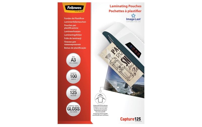 Fellowes Laminating Pouches A3 100Pcs -