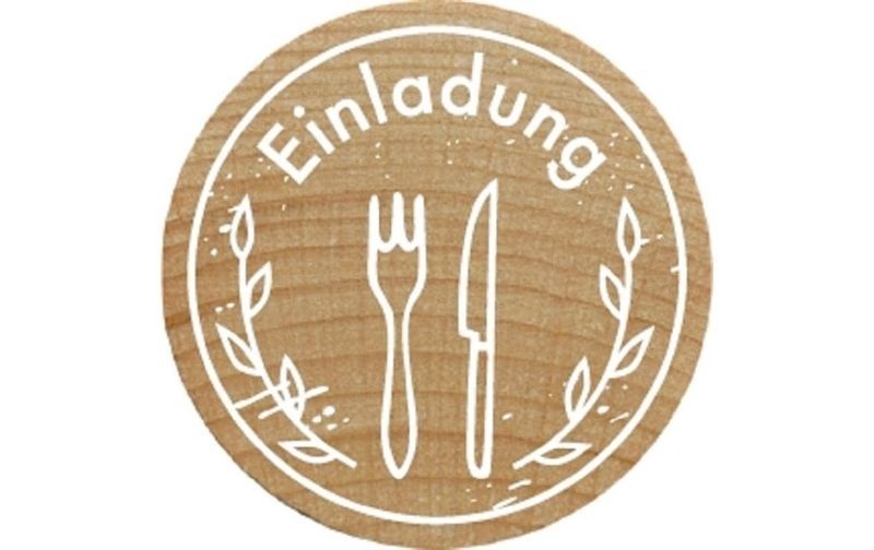 Woodies Stempel Woodies Einladung Besteck 1 Stück