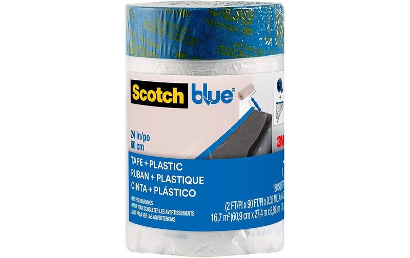 3M Abroller ScotchBlue Nachfüllrolle 600 mm x 27.4 m, Klar
