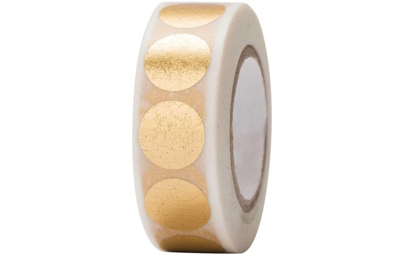 Tape Punkte Gold