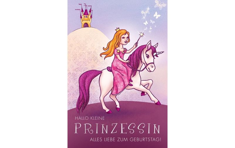 ABC Geburtstagskarte Prinzessin
