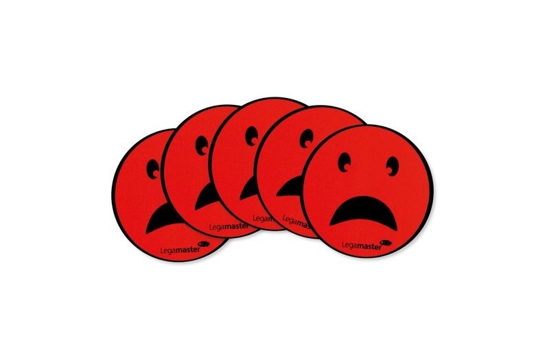 Legamaster Haftmagnet Emoticon Rot