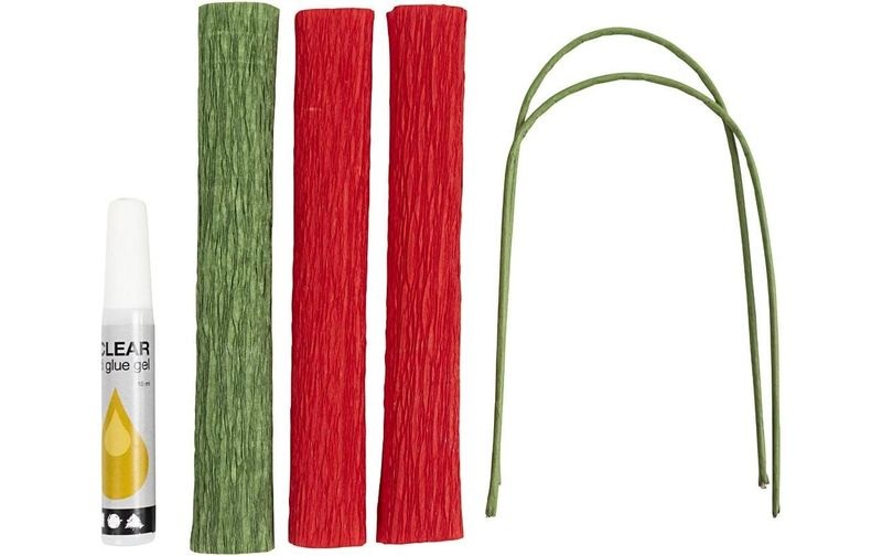 Creativ Company Bastelset Krepppapier-Set Rosen