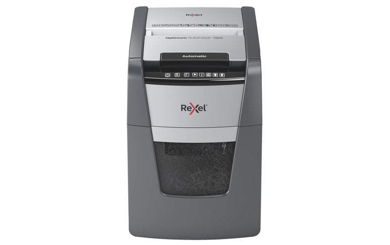 REXEL Aktenvernichter Optimum AF+ 2020100XCH 100X. P-4. 34lt