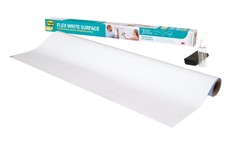 POST-IT Flex Write Surface Folie FWS6X4 weiss 120x180cm
