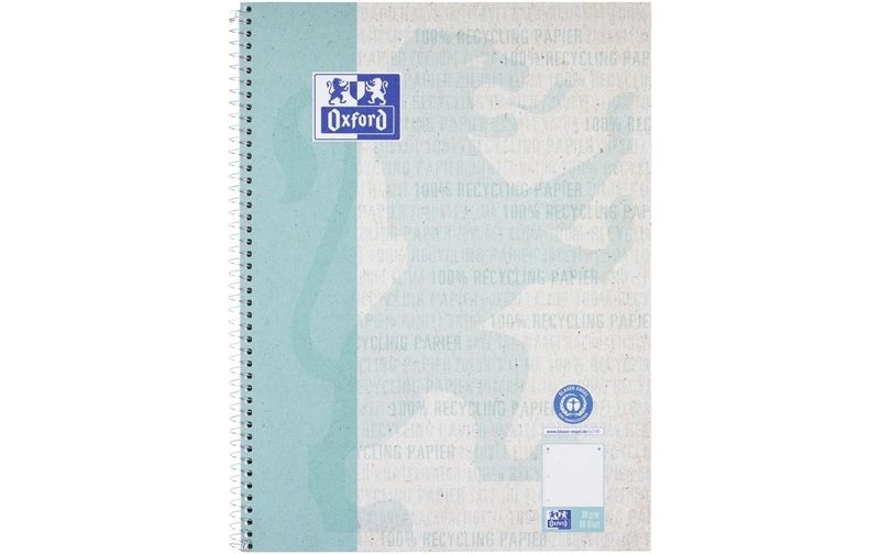 Oxford Notizbuch Collegeblock punktkariert, A4+, Blau