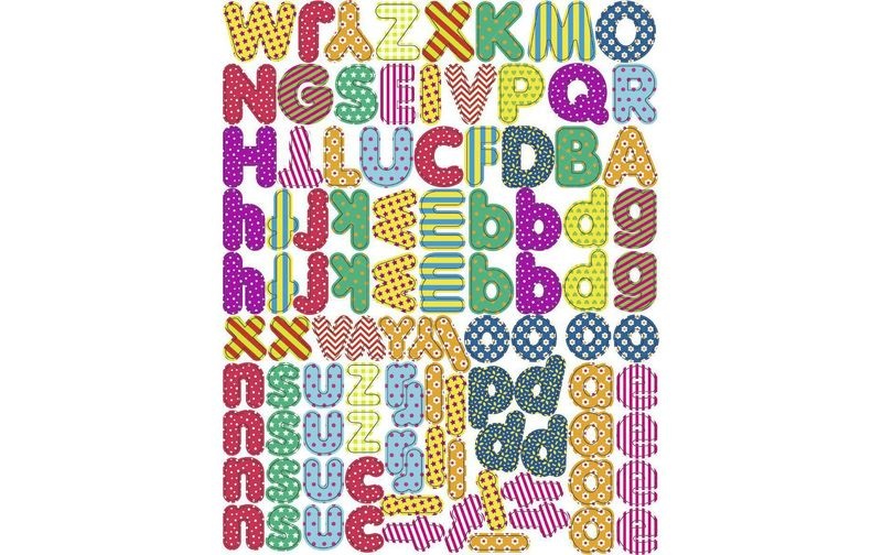 URSUS Haftmagnet Buchstaben Mehrfarbig
