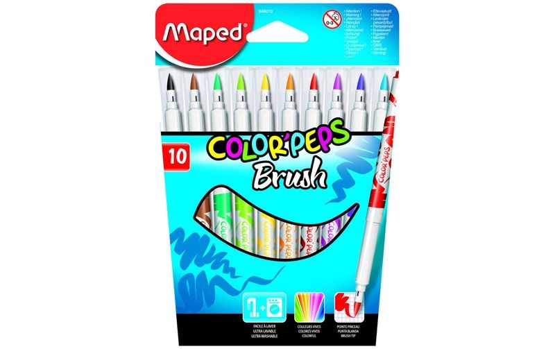 maped Filzstifte Brush 10 St?ck, Farbe