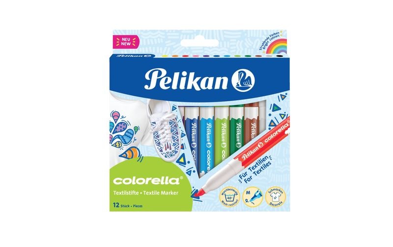Pelikan Textilmarker Colorella, 12er Set