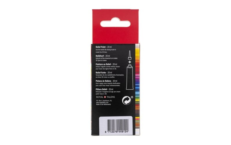Amsterdam Acrylfarbe Reliefpaint 802, 20 ml, Gold/Weiss