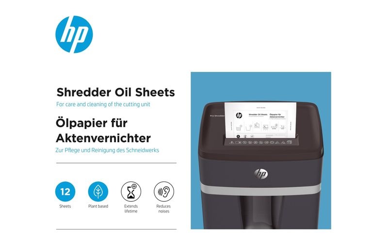 HP Aktenvernichter Öl-Blätter Aktenvernichteröl 1 St.