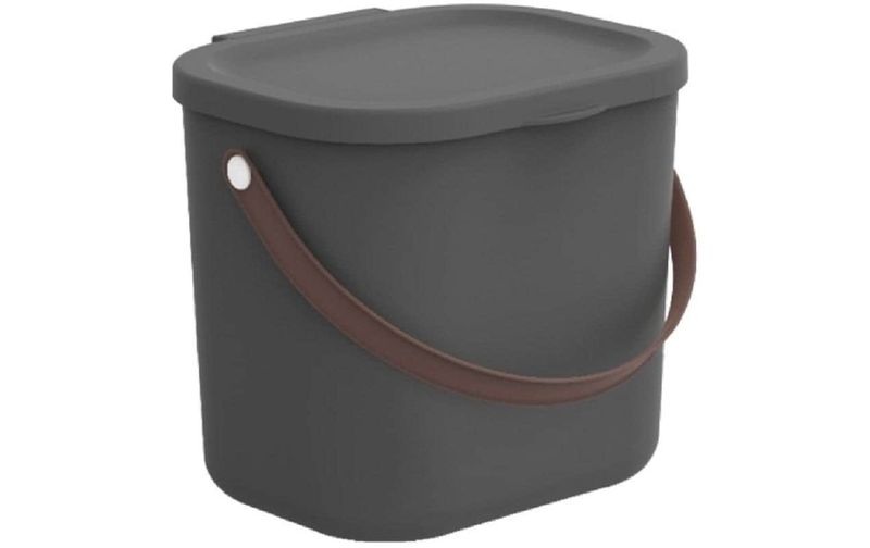 ROTHO - Aufbewahrungsbox ALBULA - anthrazit - recyceltes Material - 20/23.5/20.8 cm