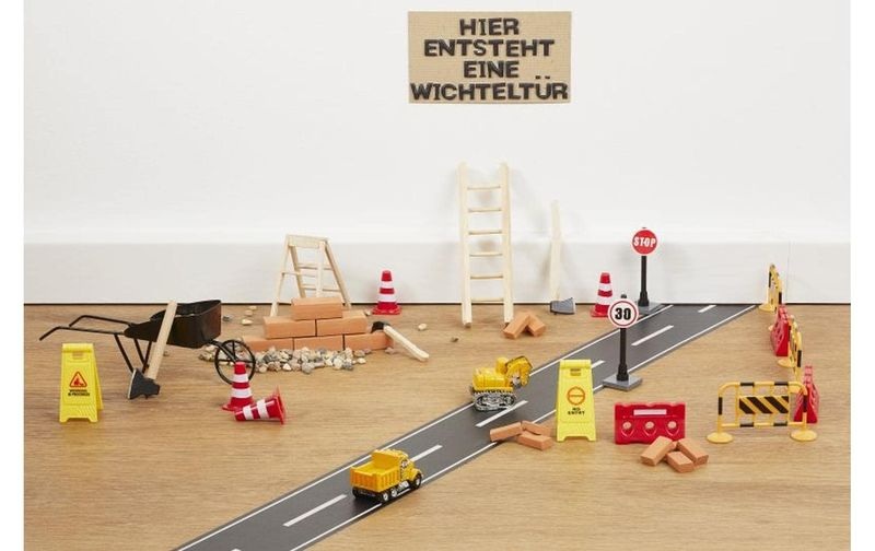 HobbyFun Mini-Utensilien Pylonen Rot/Weiss