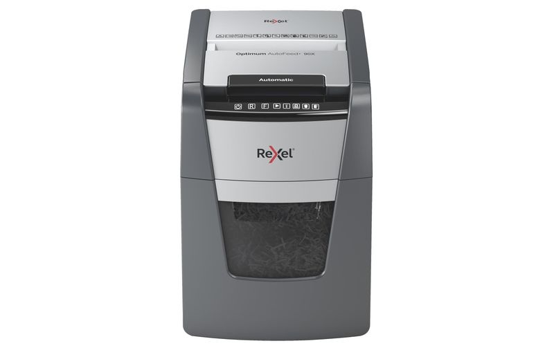 REXEL Aktenvernichter Optimum AF+ 2020090XCH 90X. P-4. 20lt