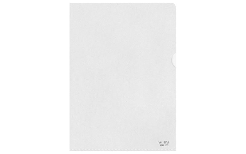 VON Sichthülle A4, genarbt, 100 Stück, Transparent