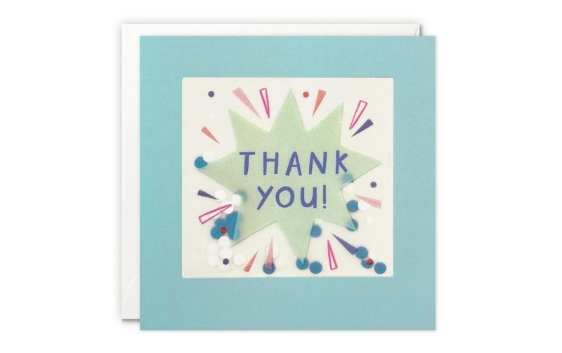 Cart Dankeskarte Thank you 12.5 x 12.5 cm