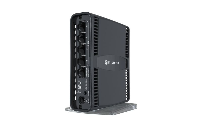 HAP ax2 WLAN-Router Gigabit Ethernet Dual-Band (2,4 GHz/5 GHz) Schwarz