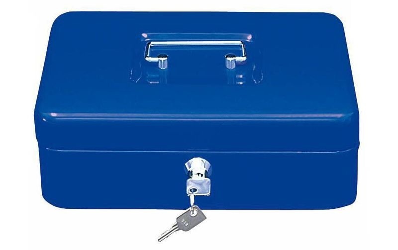 WEDO Gr.3 - Geldkassette - Stahl - blaue Pulverbeschichtung