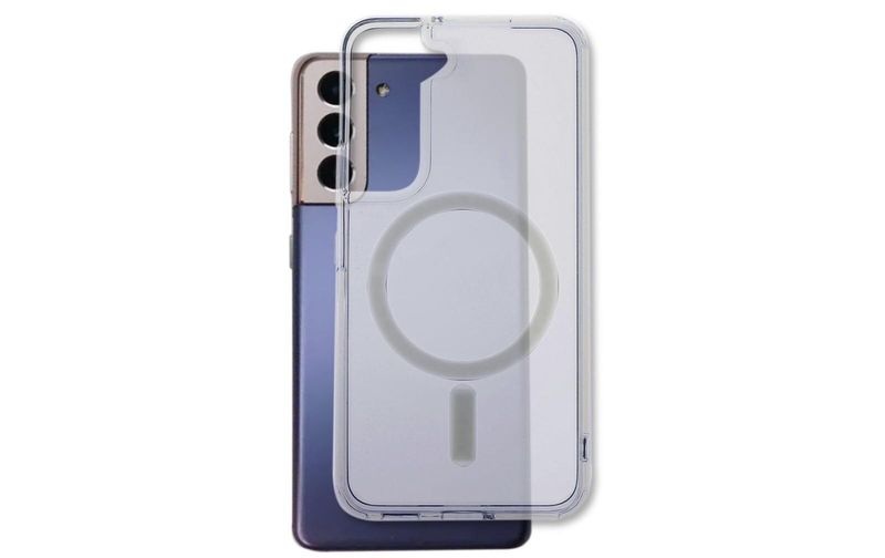 4SMARTS Hybrid Case Premium Clear m.UltiMag - für Samsung Galaxy S22