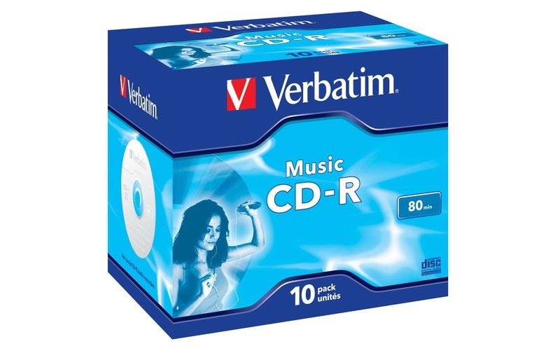 Verbatim Cd-R 80 min. Audio 10-er Pack Jewel Case CD Rohlinge