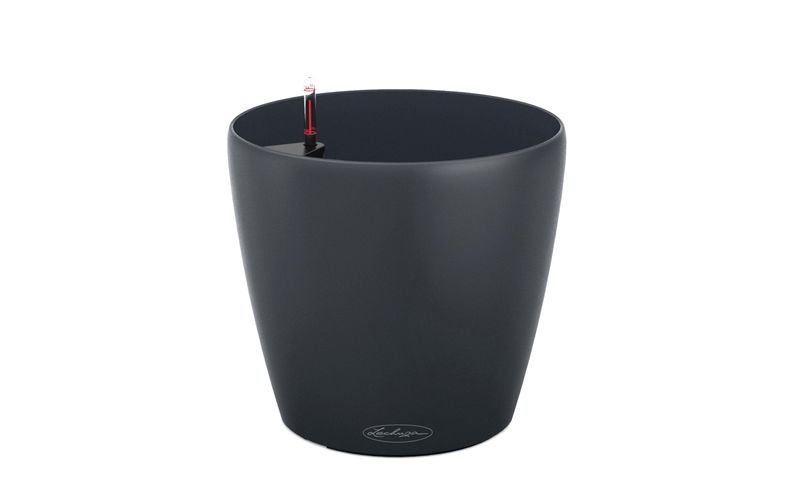 Lechuza - 4er-Set Blumenkästen mit Integriertem Bewässerungssystem Classico Color 28 - Anthrazit