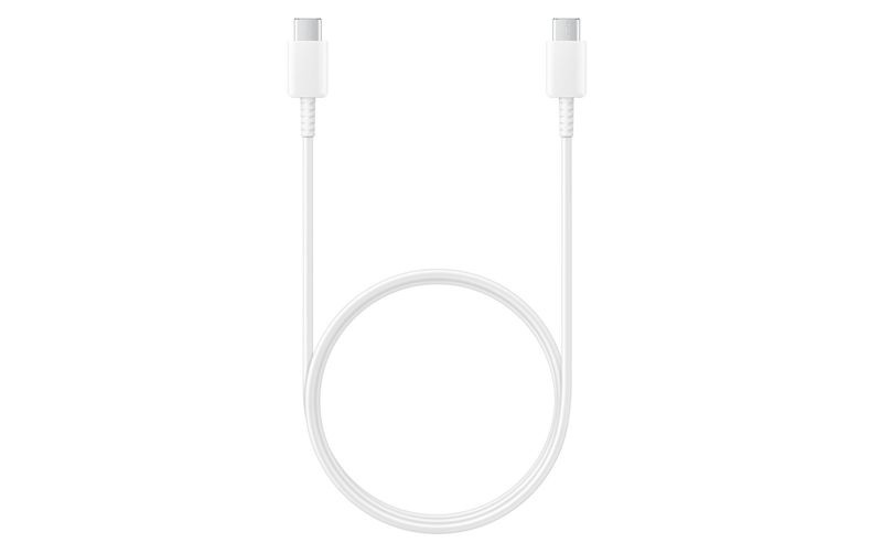 Samsung - USB C auf USB C Verbindungskabel Ladekabel 1m (EP-DA705BWEGWW) - Weiss