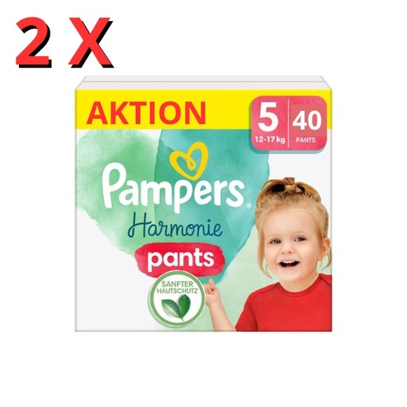 Pampers Harmonie Pants Gr. 5, 12-17 kg, Monatsbox (1x144 Windeln)